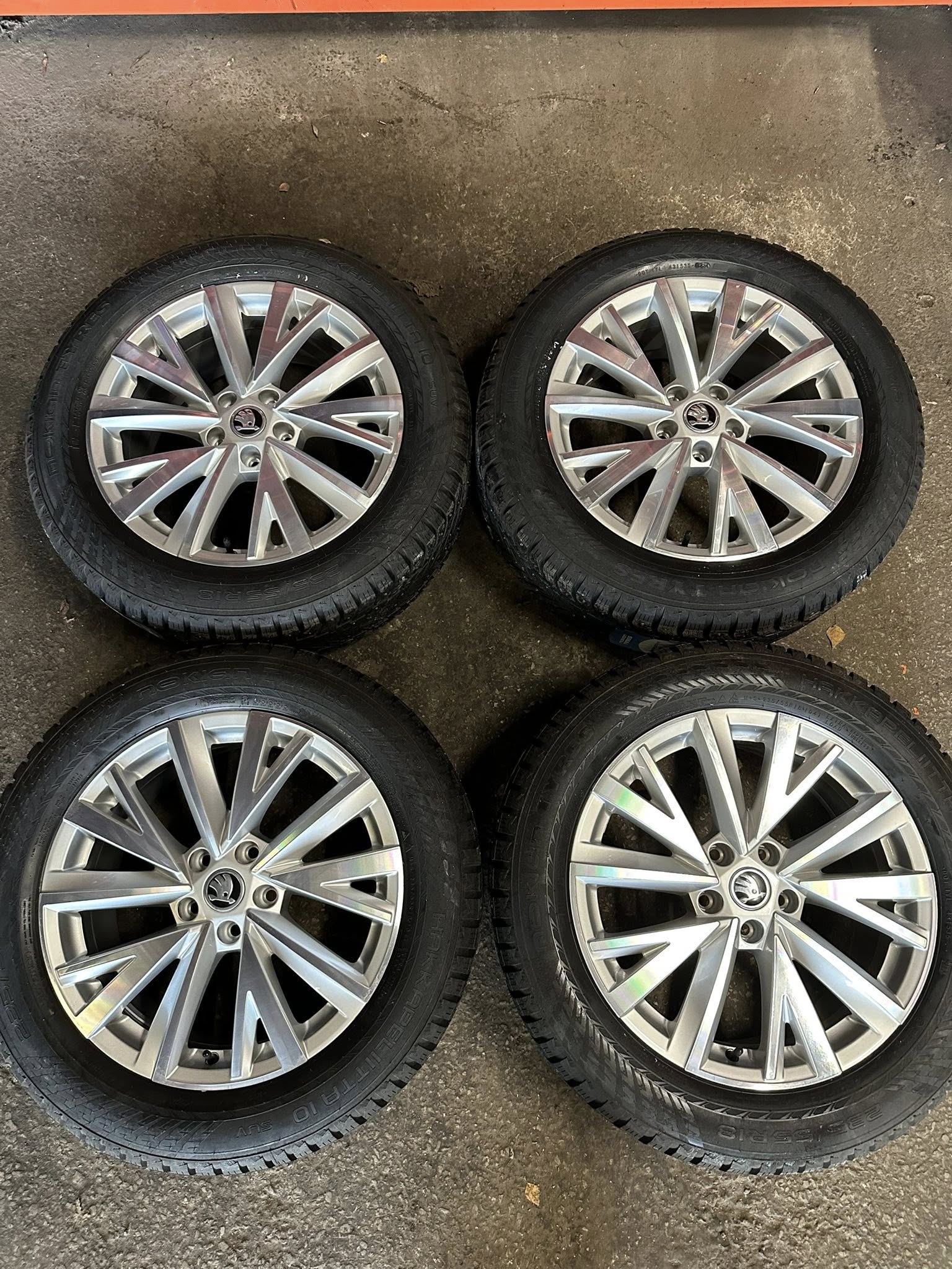 11 Uus Skoda orig velg 18” + Nokian naastud - Image 2