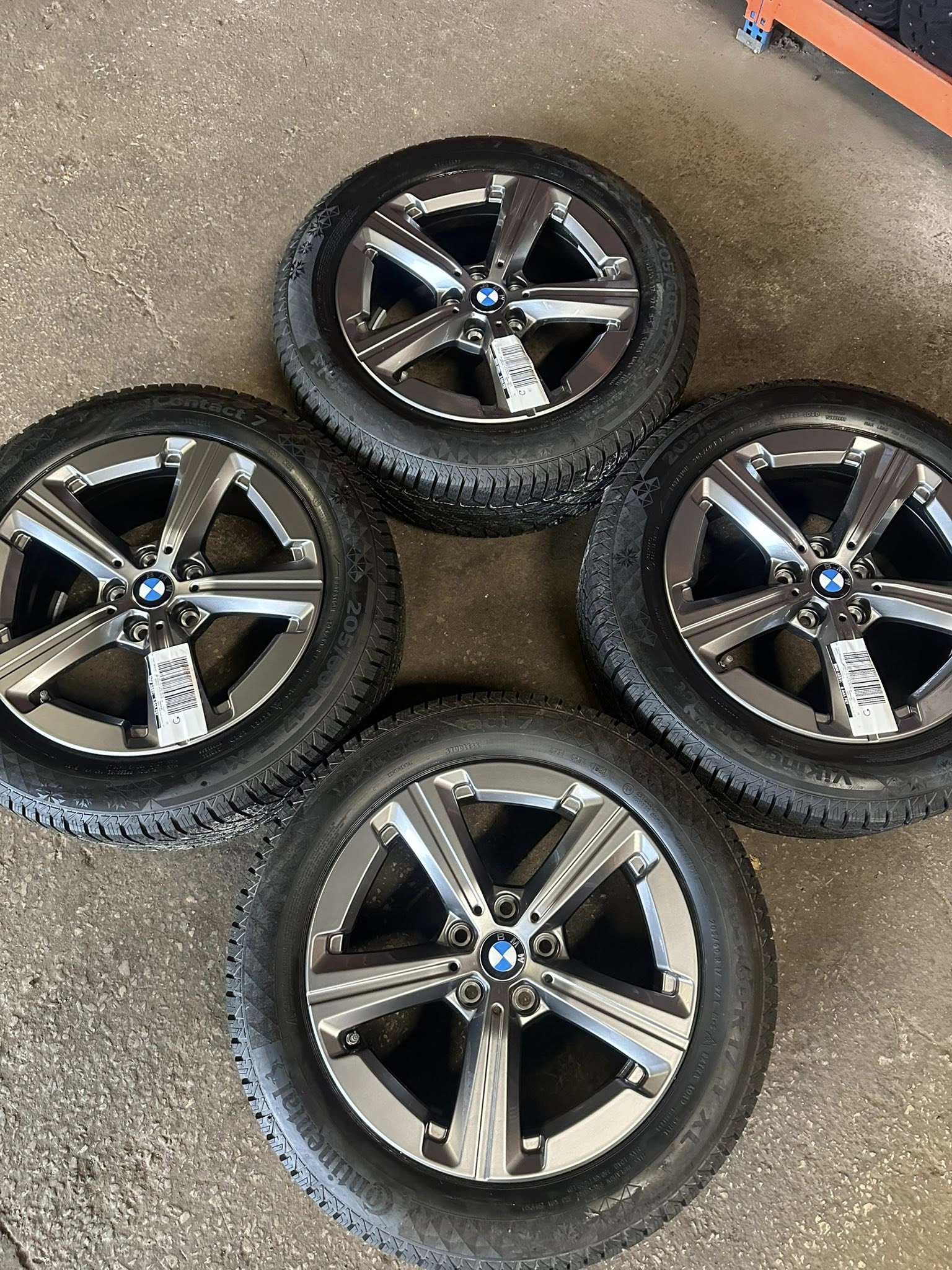 8 Uus velg Bmw X1,X2 17” 5x112 Continental lamell 205/60R17 - Image 3