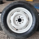 Vaz 13-inch steel-spoke wheel with summer tires