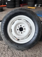 Vaz 13-inch steel-spoke wheel with summer tires