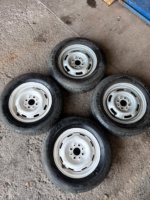 Vaz 13-inch steel-spoke wheel with summer tires - Image 2